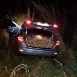 Carro e droga foram apreendidos (Foto: Divulgação/PRF)