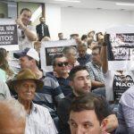 No dia da votação do aumento no Fundersul