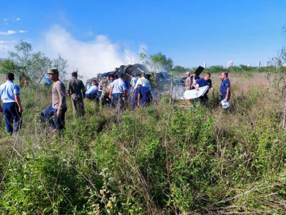 Aeronave participava de um treinamento militar