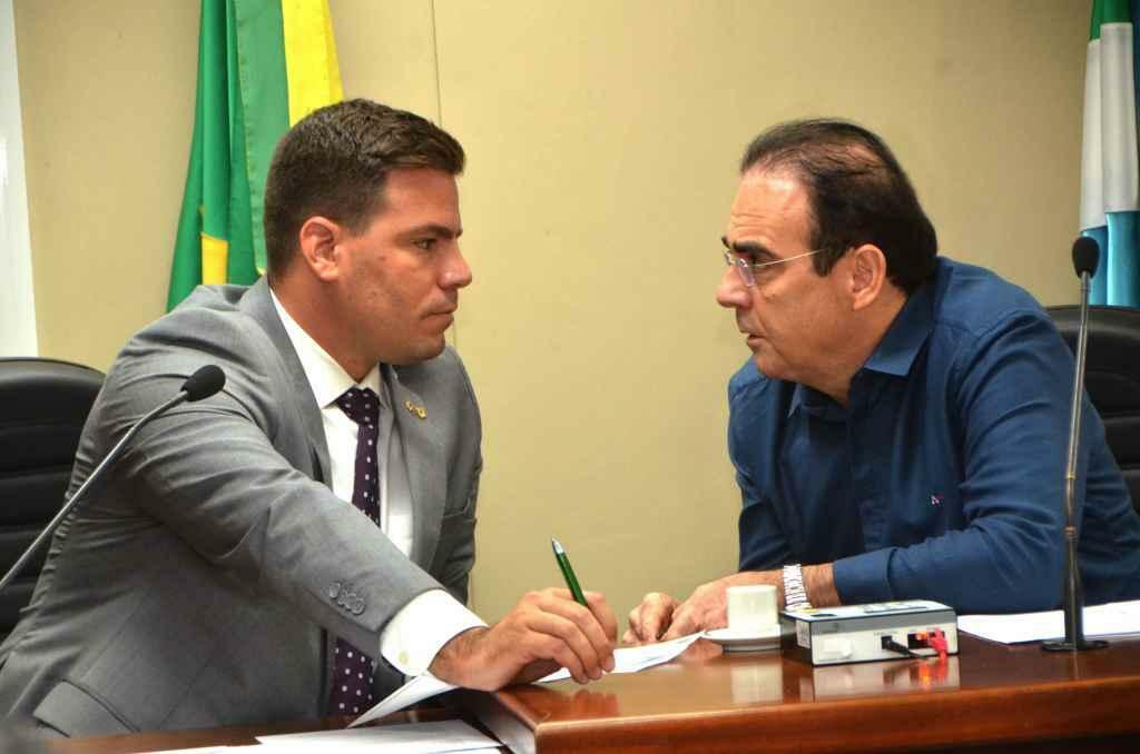 Capitão Contar (PSL) relator da CPI e Felipe Orro (PSDB)