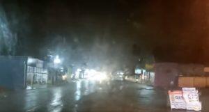 Chuva forte em Vicentina (reprodução