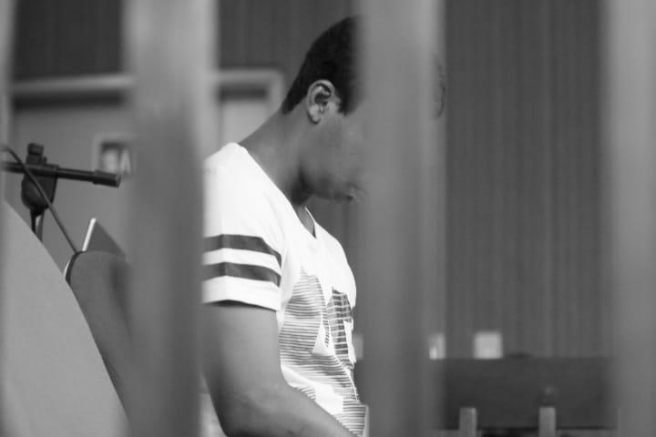 Réu é julgado pela morte de Bruninho (Foto: Marcos Ermínio