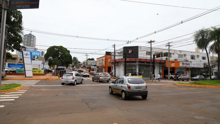 Rua Bahia no cruzamento com a Avenida Mato Grosso. (Foto: Divulgação/PMCG)
