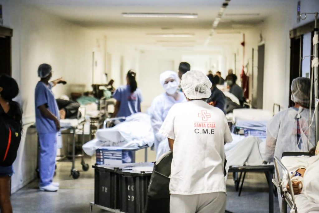 Colapso: MS chega a 821 internados e 100% de lotação no HRMS, HU e Santa Casa