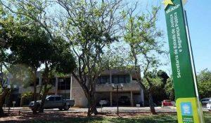 Sede da Sejusp no Parque dos Poderes, em Campo Grande