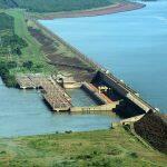 Barragem da Usina Hidrelétrica Ilha Solteira no rio Paraná na divisa entre Ilha Solteira (SP) e Selvíria (MS). (Foto: Divulgação/Agência Nacional de Águas)