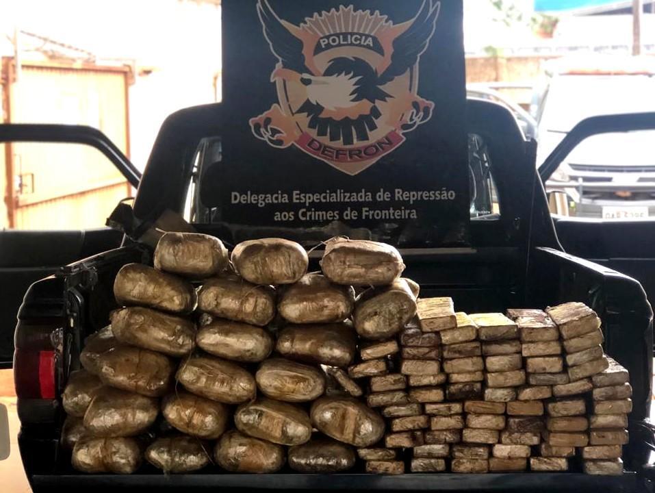 Droga pesou 86 quilos (Foto: Divulgação)