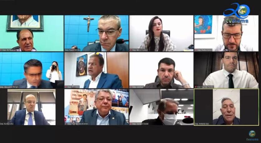 Sessão será remota nesta quinta-feira (2)