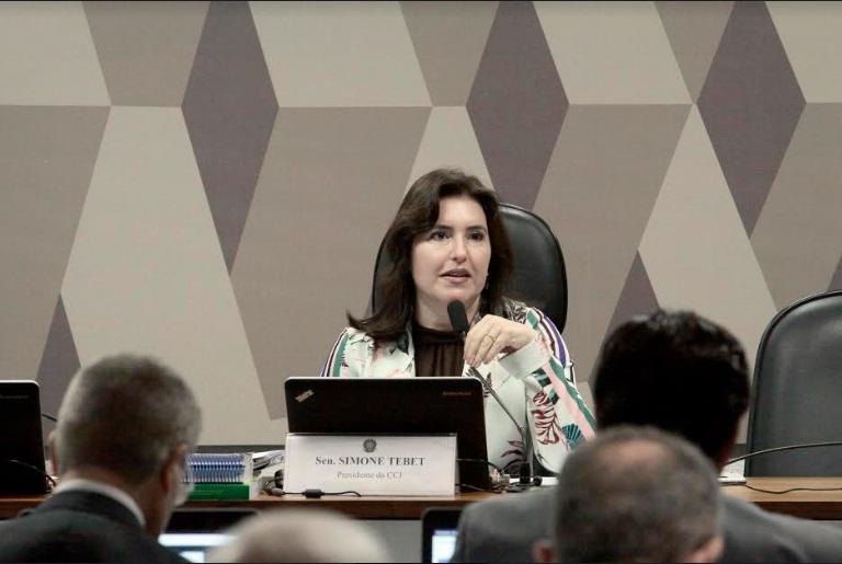 Senadora Simone Tebet figura na lista dos mais influentes pela quarta vez (Foto: Agência Senado)