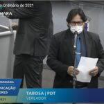 Marcos Tabosa durante sessão na manhã desta terça-feira