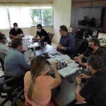 Reunião aconteceu no gabinete do prefeito Alan Guedes