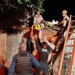 Bandido foi levado para a Santa Casa (Divulgação PM)