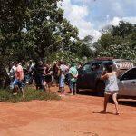 Homem foi ferido a tiros (Foto: Via WhatsApp)