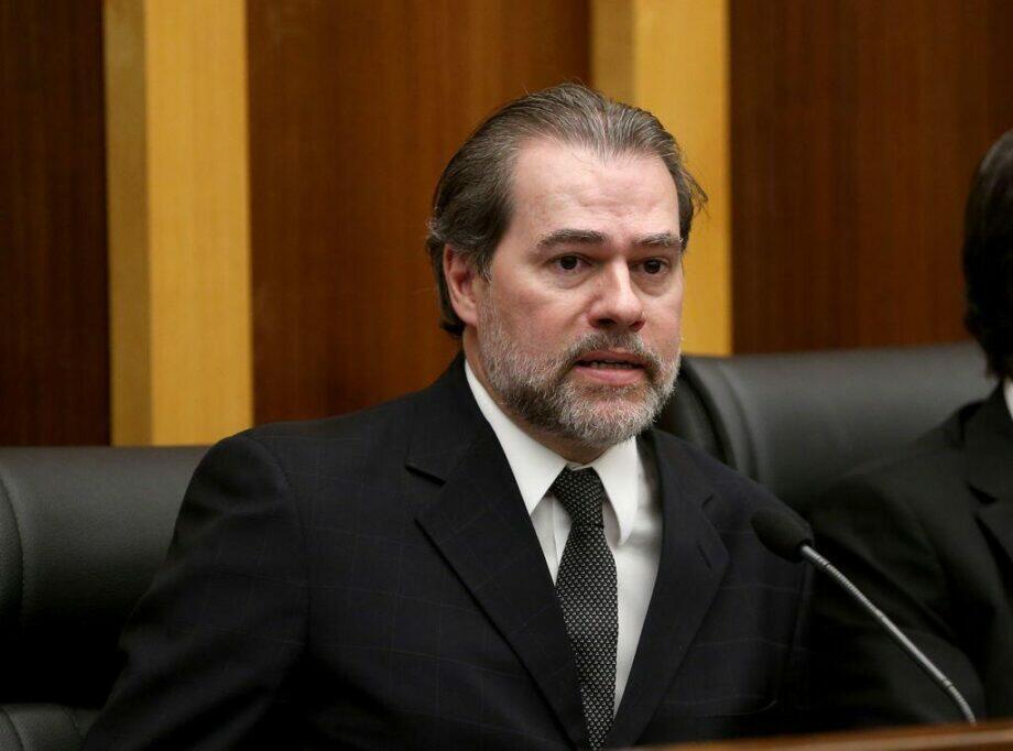 Brasília - O ministro do STF Dias Toffoli participa da cerimônia de abertura do 2º Encontro do Fórum Nacional dos Juízes Criminais (Wilson Dias/Agência Brasil)