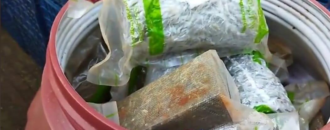 Droga estava escondida em caminhão apreendido pelo DOF