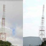 Comparativo mostra os danos provocados na estrutura da torre