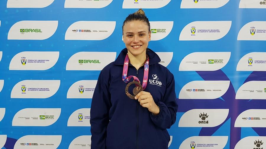 Ana Carla garantiu o bronze em Salvador. (Foto: Divulgação