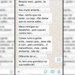 Conversa enviada pelo major a uma das vítimas. (Foto: Reprodução)