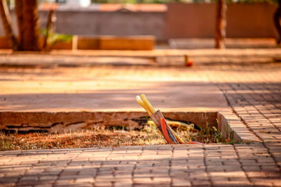 Obras foram paralisadas pela prefeitura
