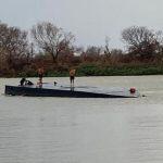 Barco naufragou durante ventania