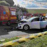 Trecho em que acidente aconteceu ficou interditado durante o resgate da vítima