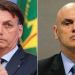 Bolsonaro e Alexandre de Moraes