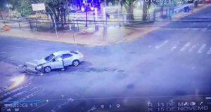 Motorista fugiu do local após o acidente