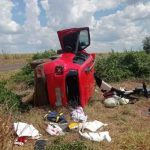 Idosa morreu no local do acidente