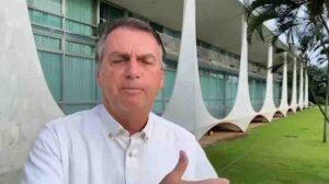 Bolsonaro postou vídeo em suas redes sociais