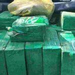 Maconha apreendida com a organização criminosa no Paraguai