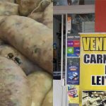 Carnes estavam até com moscas