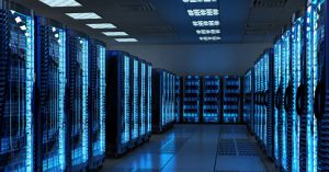 Imagem mostra como é um data center