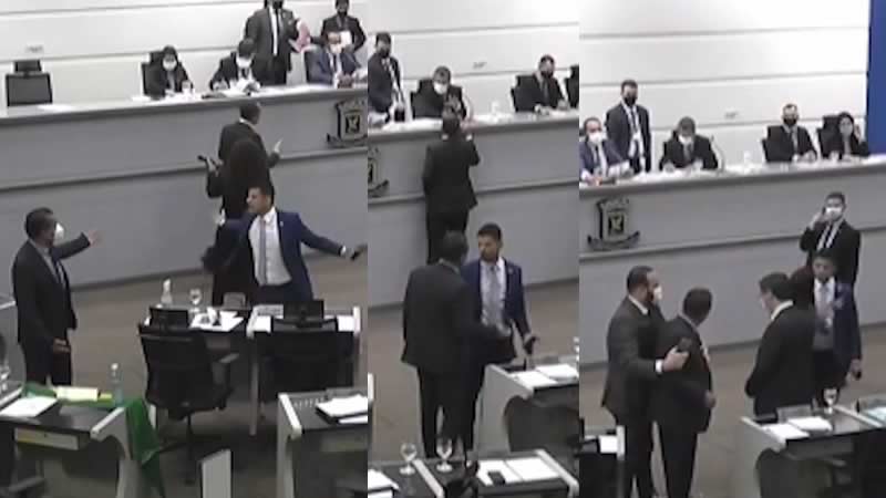 Colegas precisaram interferir na discussão