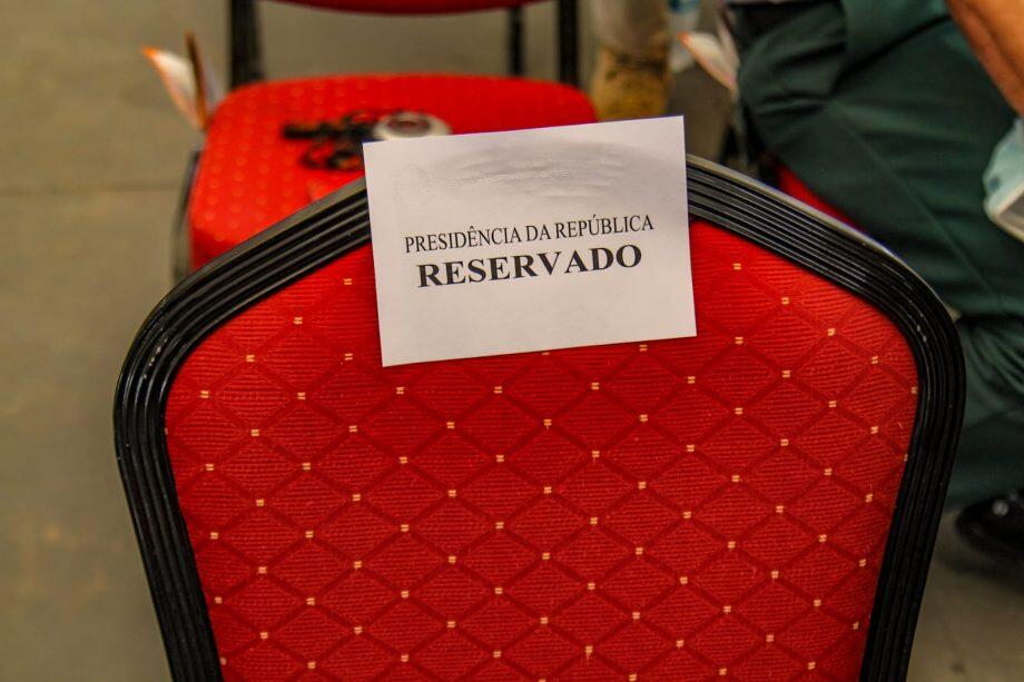 Cadeira reservada para Bolsonaro