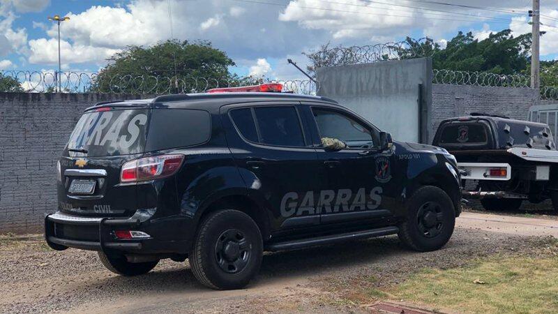 Equipe do Garras em fase da Operação Omertà