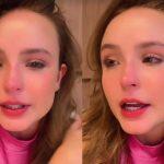 Larissa disse que ficou muito emocionada ao assistir cenas do folhetim previsto para estrear em 7 de fevereiro