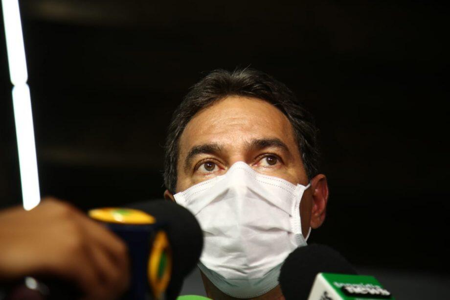 Marquinhos Trad em coletiva nesta sexta