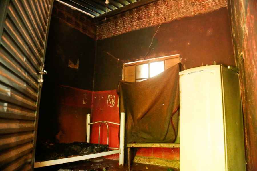 Zildo foi encontrado morto ao lado da cama em chamas