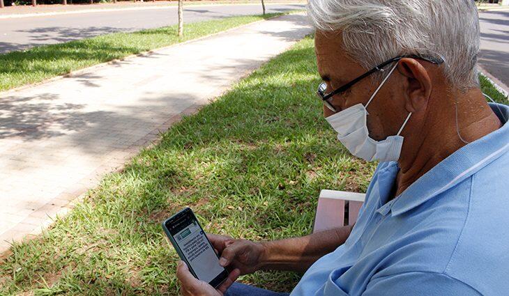 Acesso a aba está disponível no ícone "Assistência Social".