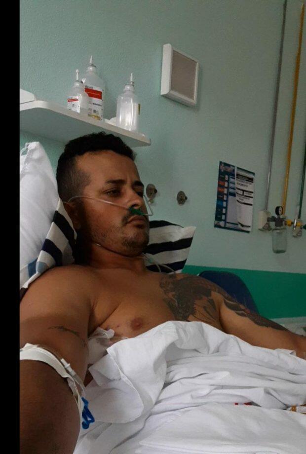 Paulo foi baleado no dia 17 de Dezembro do ano passado e agora precisa de doações.
