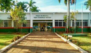 vagas aditivo Fachada de entrada da Prefeitura de Paranaíba