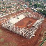 Complexo poliesportivo de Maracaju está sendo construído