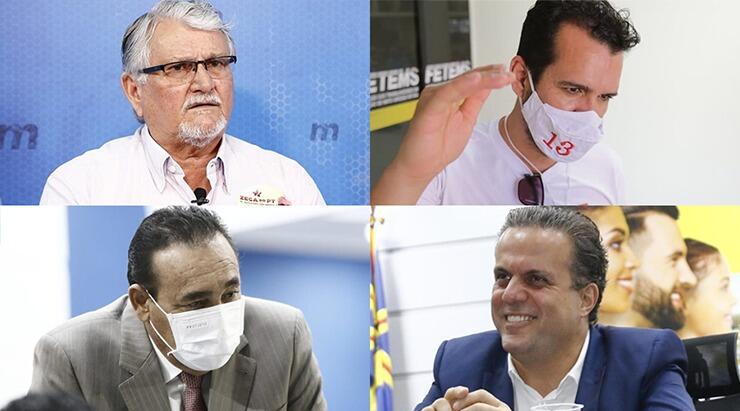 Da esquerda de cima para baixo