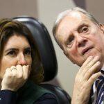 Simone Tebet (MDB-MS) e Tassio Jereissati (PSDB-CE)