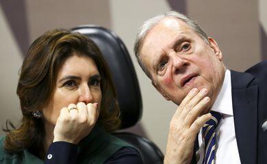 Simone Tebet (MDB-MS) e Tassio Jereissati (PSDB-CE)