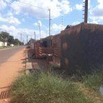 Imóvel em construção onde ladrões invadiram e furtaram equipamentos