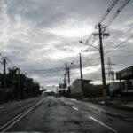 Imagem mostra tempo fechado no início da manhã desta sexta-feira em Campo Grande
