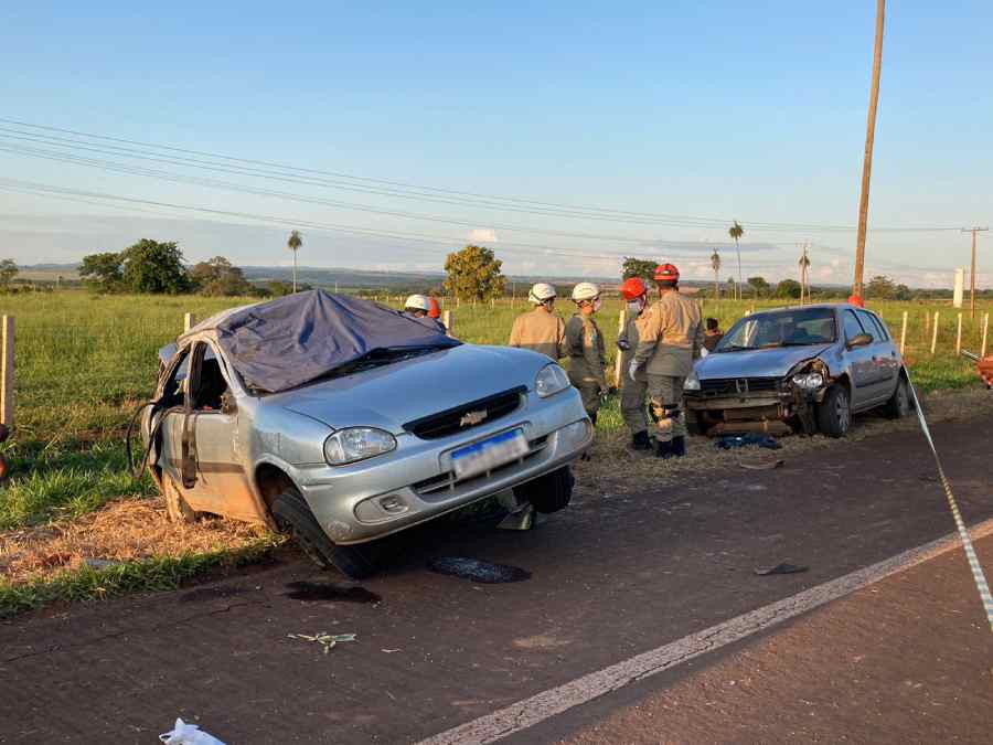 Motorista do Corsa morreu após o acidente