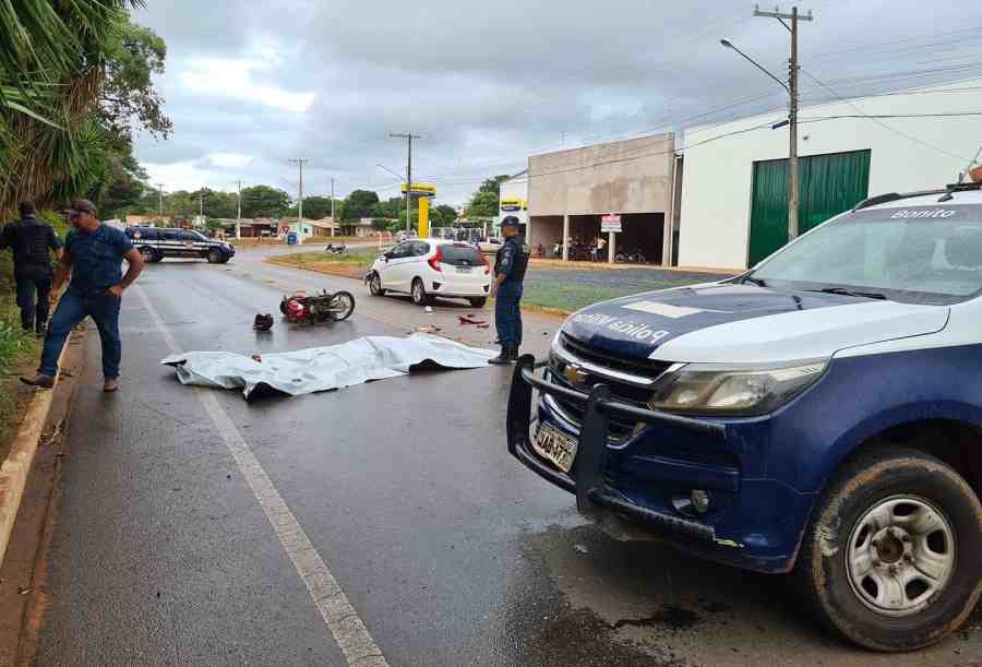 Vítima morreu no local do acidente