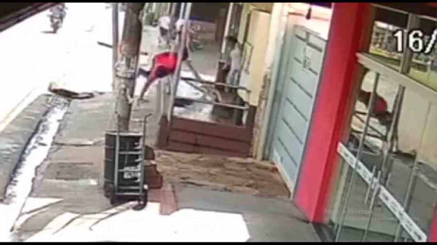 Vídeo mostra momento da explosão